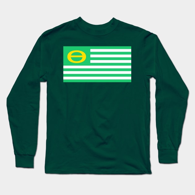 Ecology Flag Long Sleeve T-Shirt by Pop Fan Shop